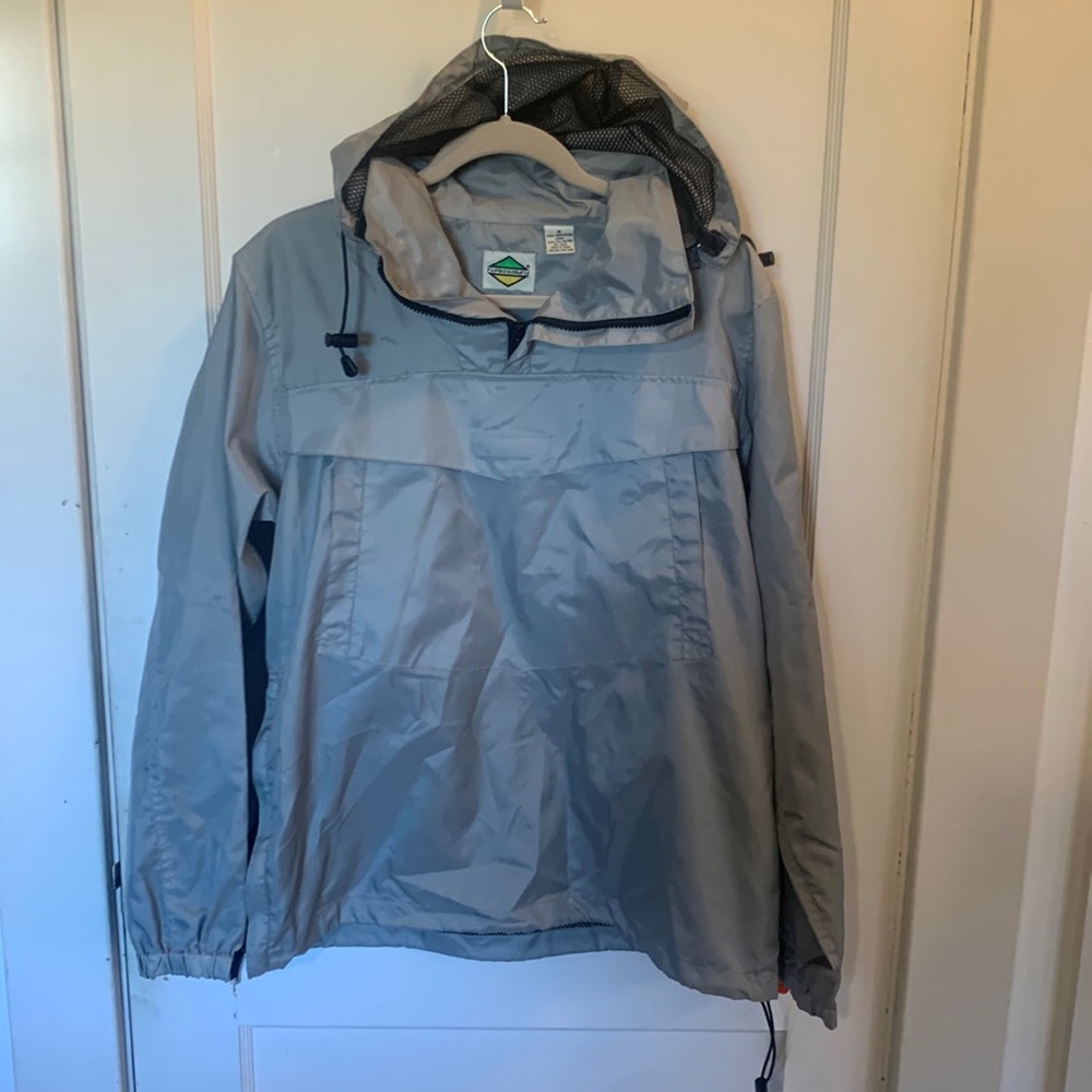 Vintage Flipbox pullover wind breaker medium